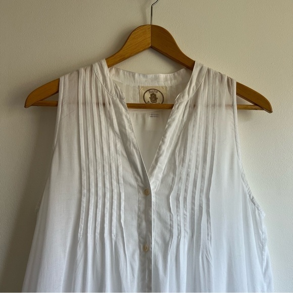 Muche et Muchette Embroidered Cotton Voile Dress in White - Picture 3 of 15